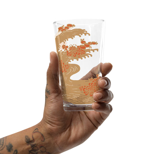 unda - pint glass