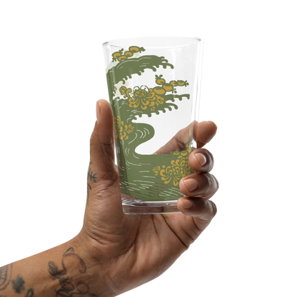 unda - pint glass