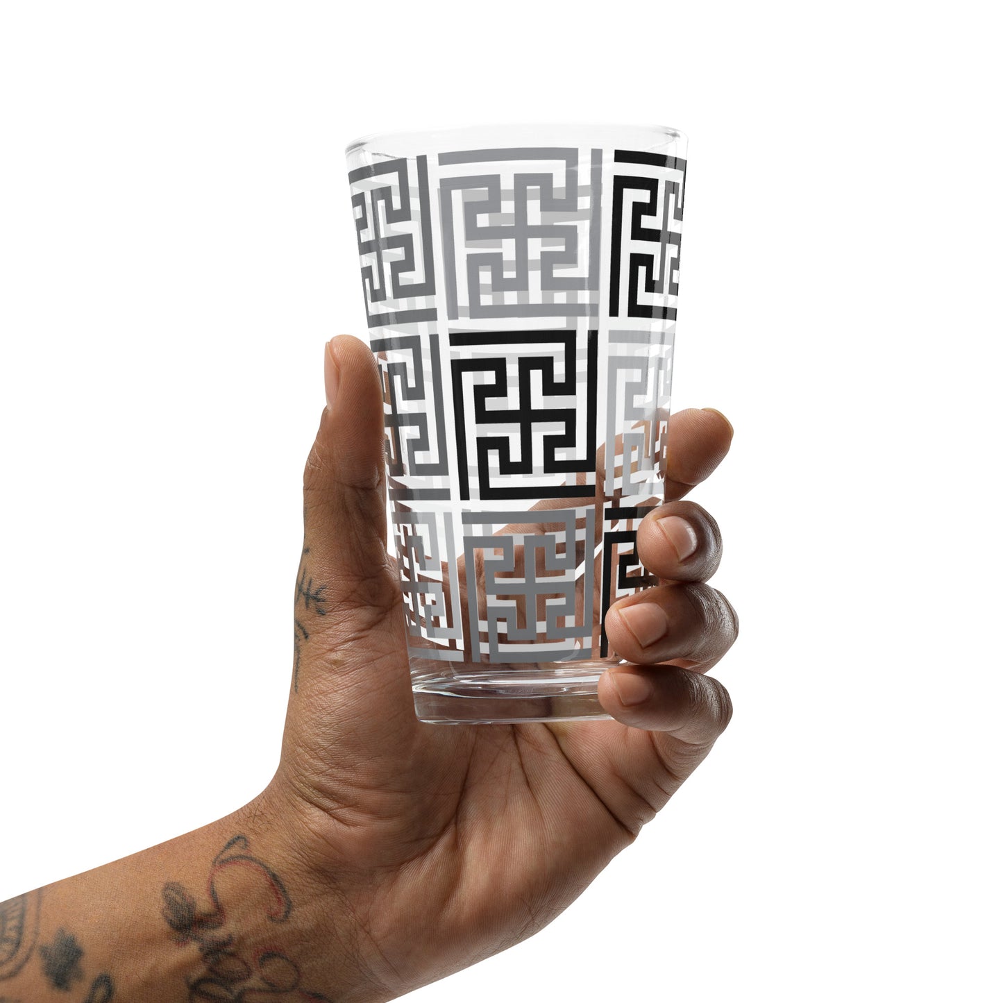 labyrinthus - shaker pint glass